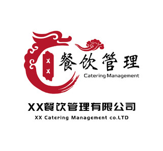 餐饮logo餐饮管理有限公司圆形logo